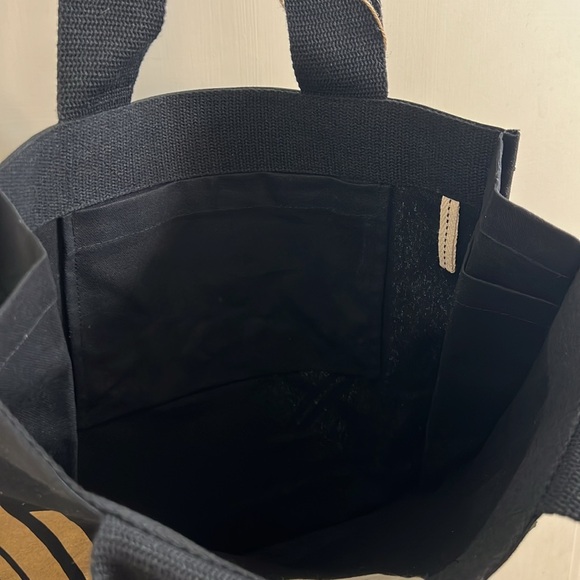 Barns and noble Black Canvas Tote - Picture 9 of 9